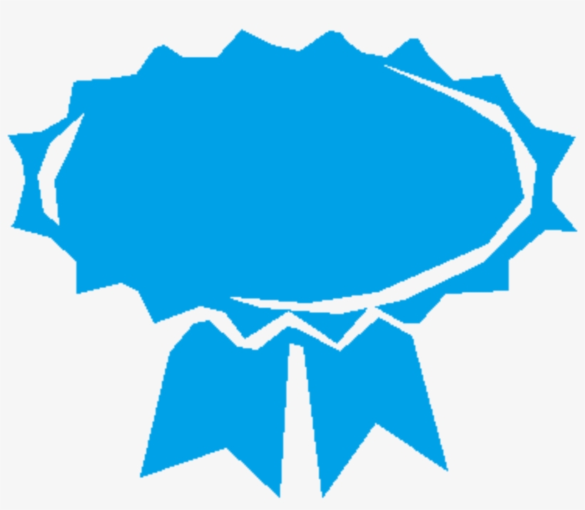 Big Image - Azul Clipart Imagem De Medalha Azul Png, transparent png download