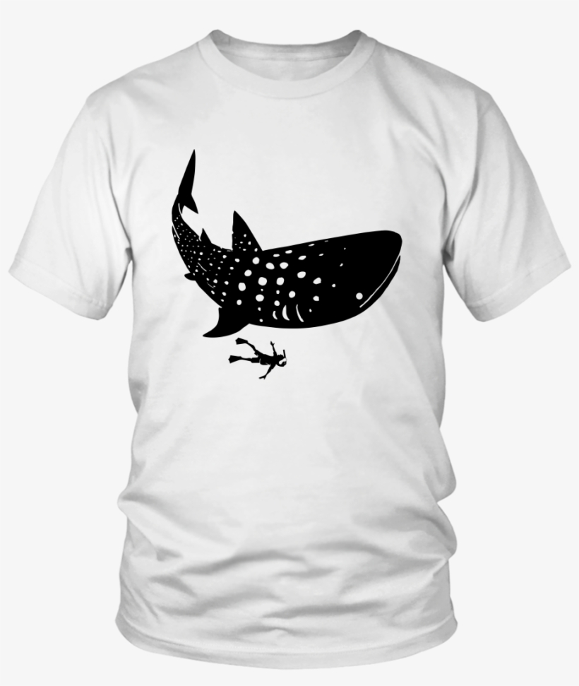 Whale Shark Diving Unisex T-shirt - All Women Are Created Equal But Queens, transparent png download