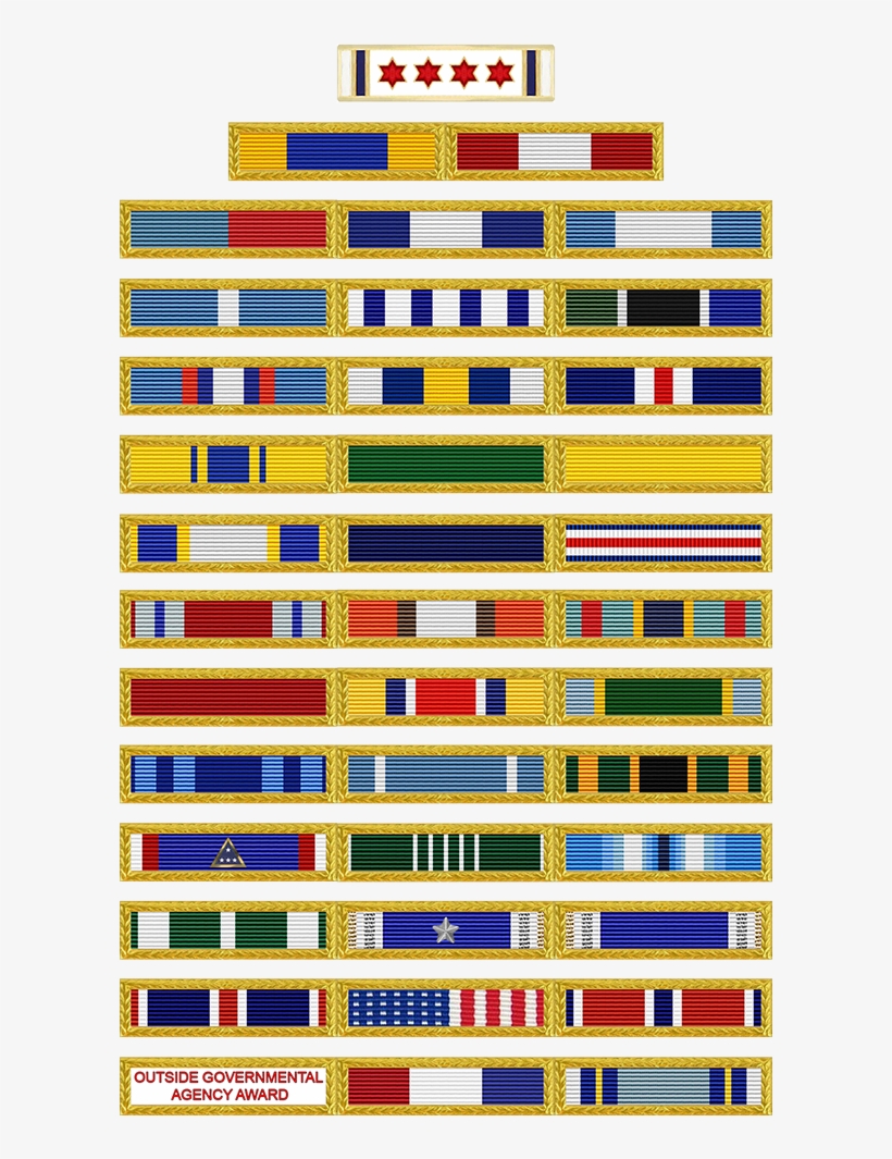 The “outside Governmental Agency Award” Ribbon Image - Chicago Police Commendation Award, transparent png download