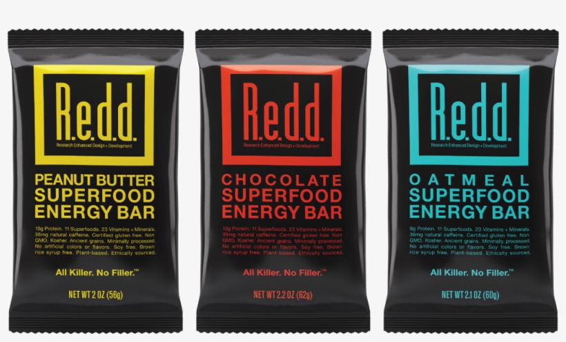 Redd3sku Copy - Redd - Superfood Energy Bar Peanut Butter - 2 Oz., transparent png download