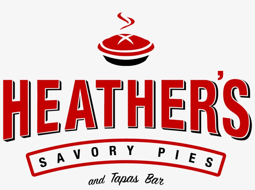Heatherslogo Red Black - Heathers Savory Pies And Tapas Bar, transparent png download