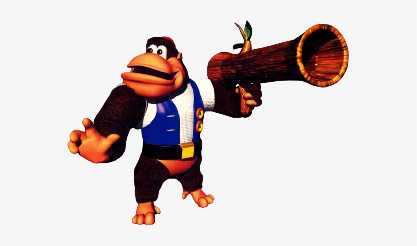 The Form Of Returning Animal Buddies And Forgotten - Chunky Kong Pineapple Gun, transparent png download