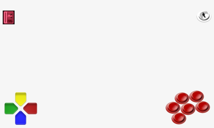 6 Button Fighter - Currant, transparent png download