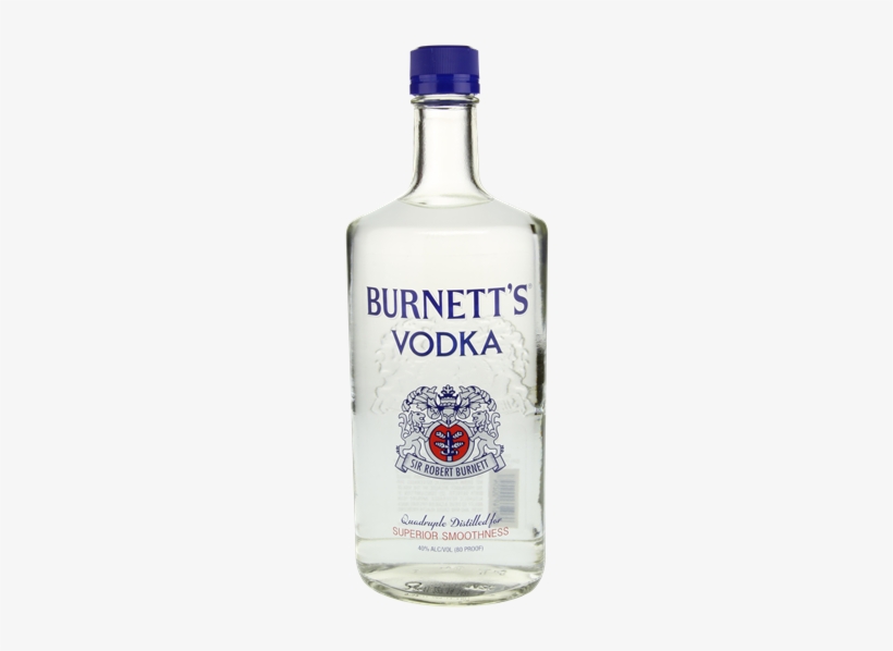 Burnett's Vodka - Burnett's Vodka - 750 Ml Bottle, transparent png download