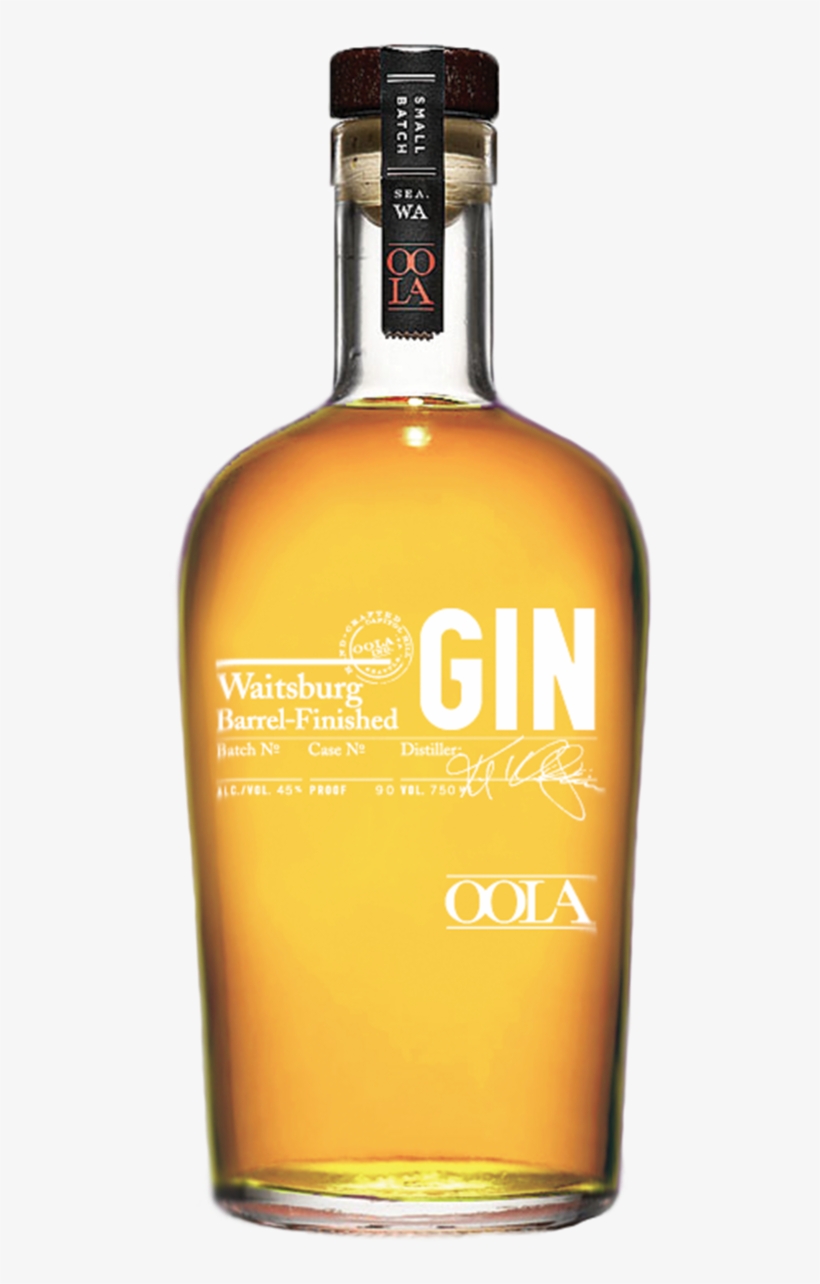 Oola Barrel Finished Gin - Waitsburg Bourbon Whiskey 750ml, transparent png download