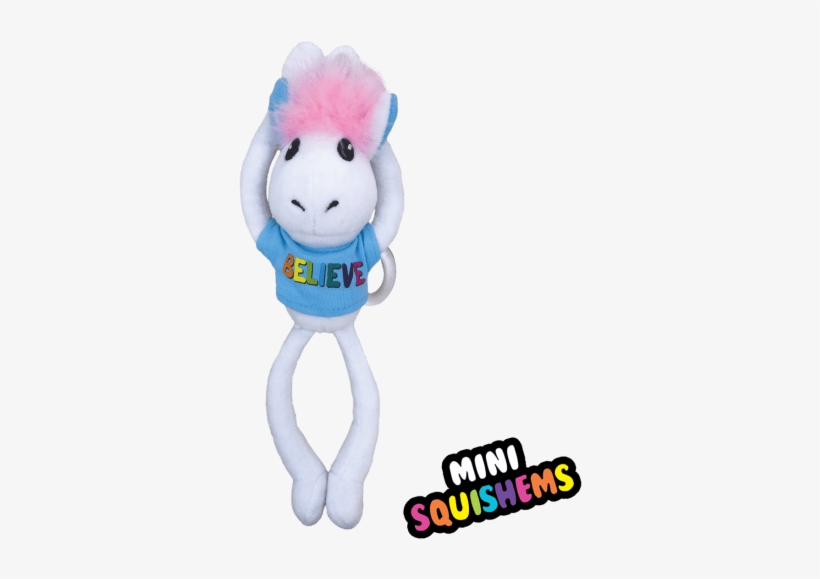 Picture Of Unicorn Believe Hangin' Buddy Squishem - Unicorn, transparent png download