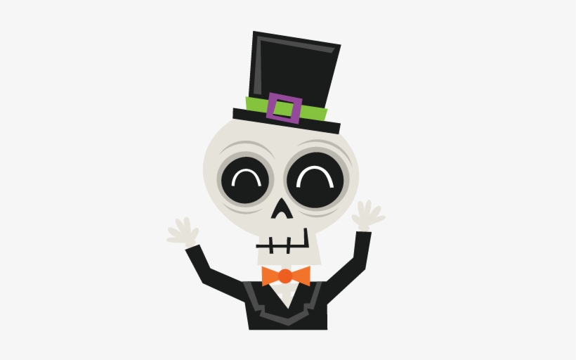 Skeleton Svg Scrapbook Cut File Cute Clipart Files - Clip Art, transparent png download