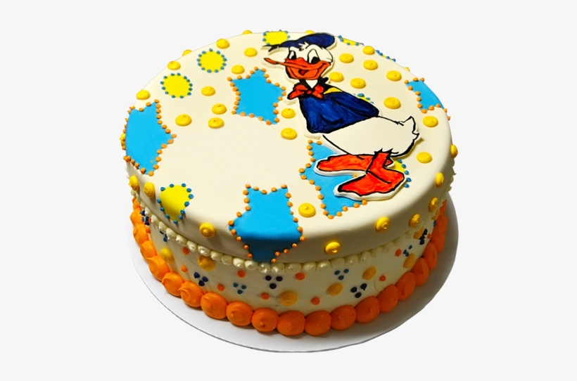 Donald Duck Cake - Happy Birthday Medhansh, transparent png download