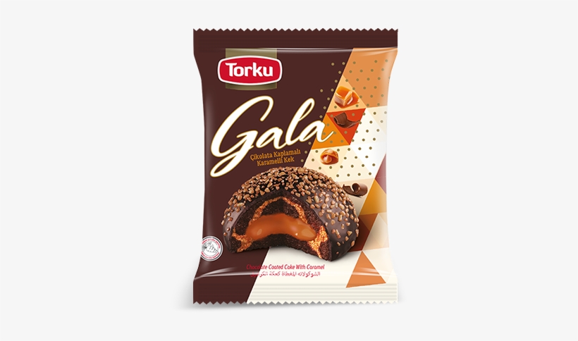 Torku Gala Milk Chocolate Coated Cake With Caramel - Torku, transparent png download