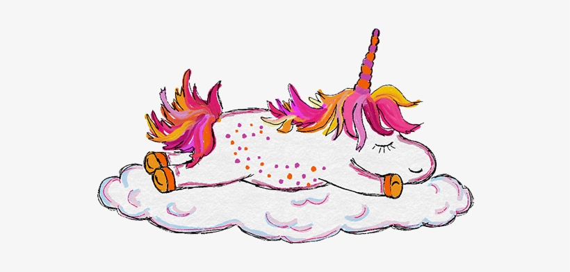 Hand Drawn Unicorns Sticker Pack Messages Sticker-9 - Drawing, transparent png download