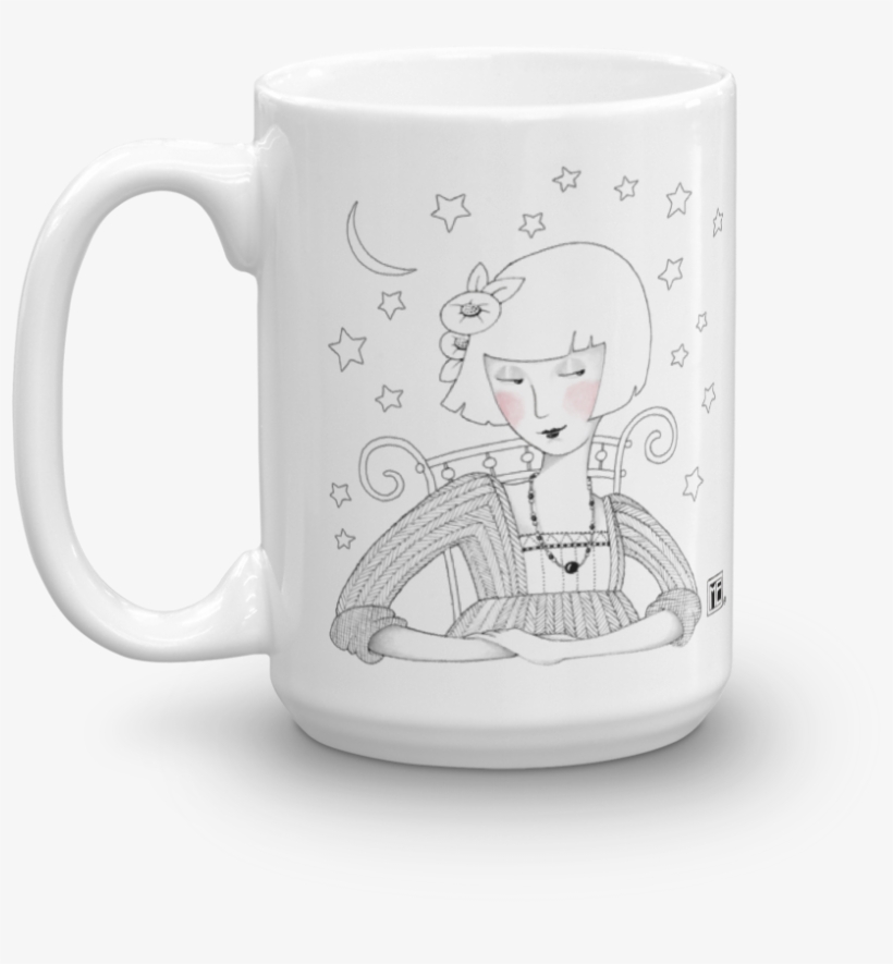 Late Night With Seth Meyers 15 Oz White Ceramic Mug, transparent png download