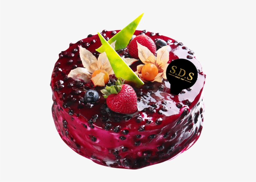 Chocolate Sponge With Blueberry Chocolate Mousse - Chocolate, transparent png download