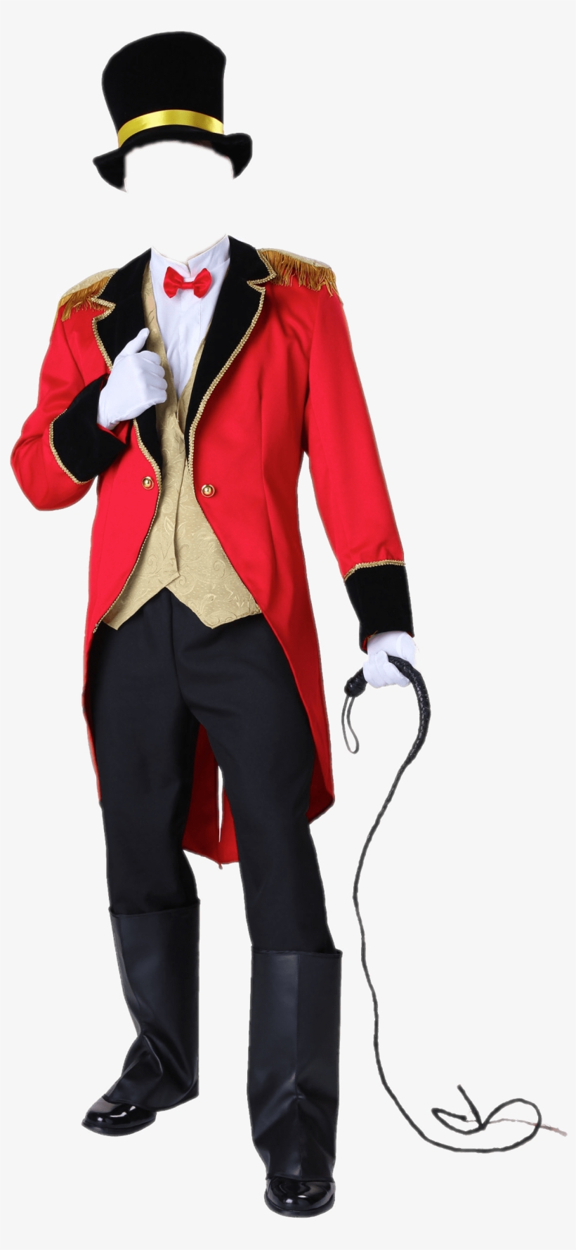 Costume Ringmaster - Male Ringmaster Costume, transparent png download