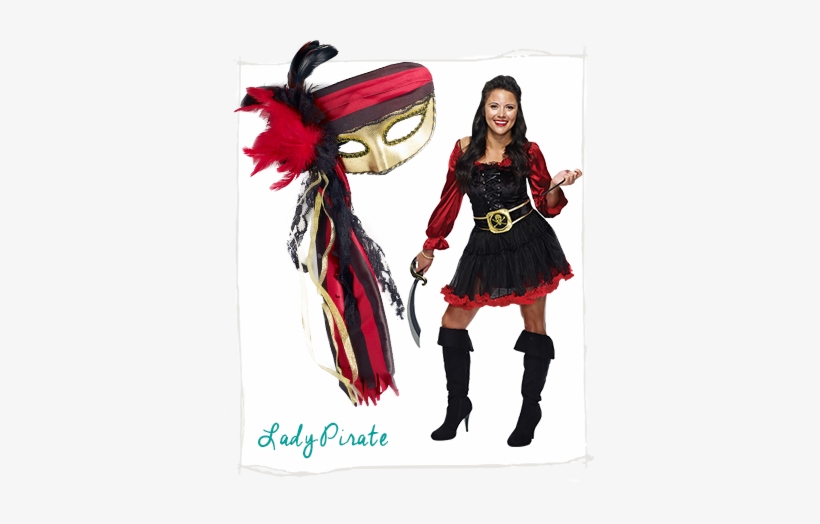 Lady Pirate Accessory - Halloween Costume, transparent png download