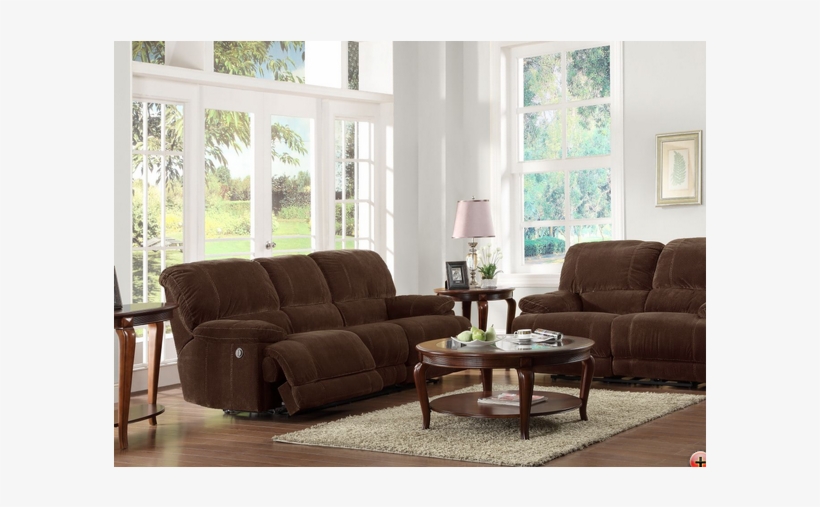 Sullivan Living Room Group - Homelegance Sullivan Power Double Reclining Sofa, transparent png download