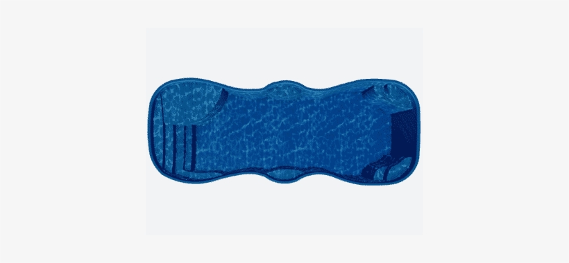 Coral Sea Lounger Fiberglass Swimming Pool - Coral Sea Lounger, transparent png download