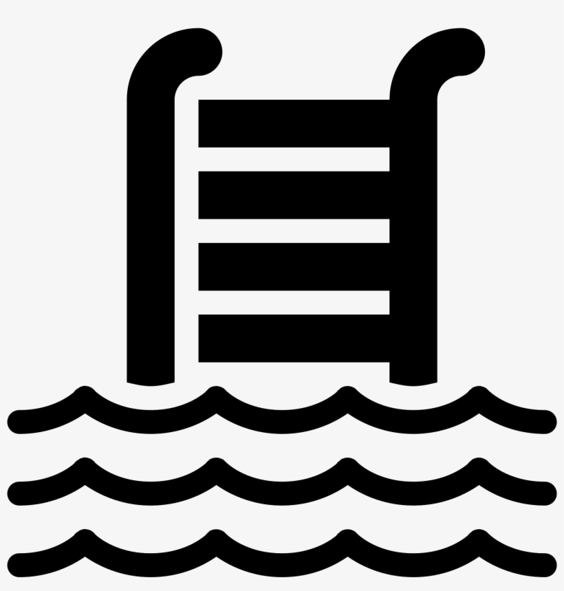 Swimming Pool Filled Icon - Бассейн Иконка Png, transparent png download