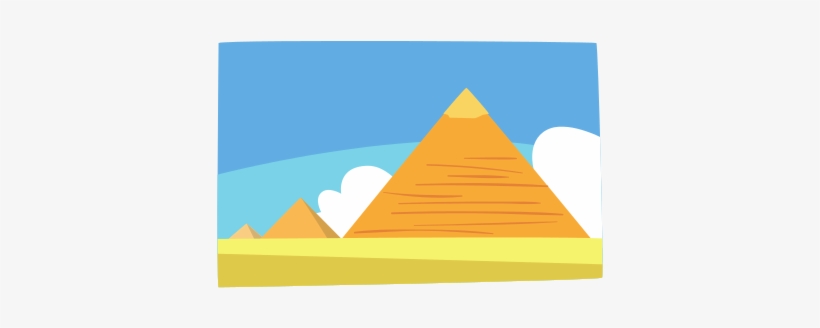Ancient Egyptian Pyramids In Desert - Egyptian Pyramids, transparent png download