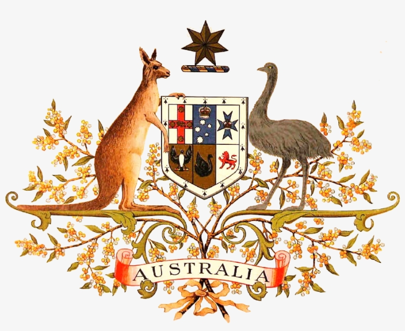 Australian Coat Of Arms 1912 Edit - Australian Coat Of Arms, transparent png download