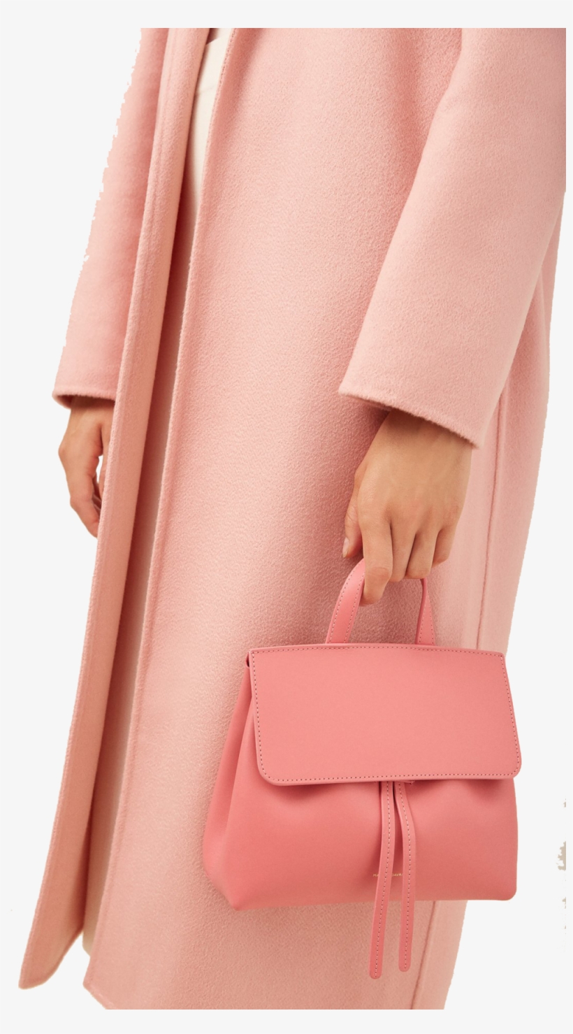 Pink Coat - Bag, transparent png download