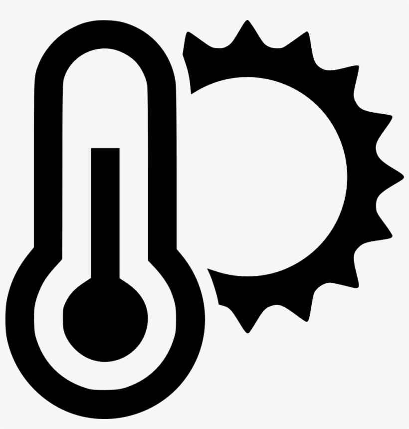 Forecast Thermometer Sun Heat Comments - Machinary Logo, transparent png download