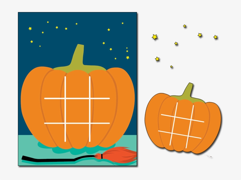 Pumpkin Tic Tac Toe - Pumpkin, transparent png download
