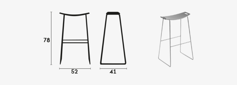 Tic, Tac, Toe - Bar Stool, transparent png download