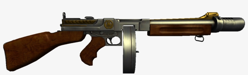 Scarce Gun Png - Bioshock Tommy Gun, transparent png download