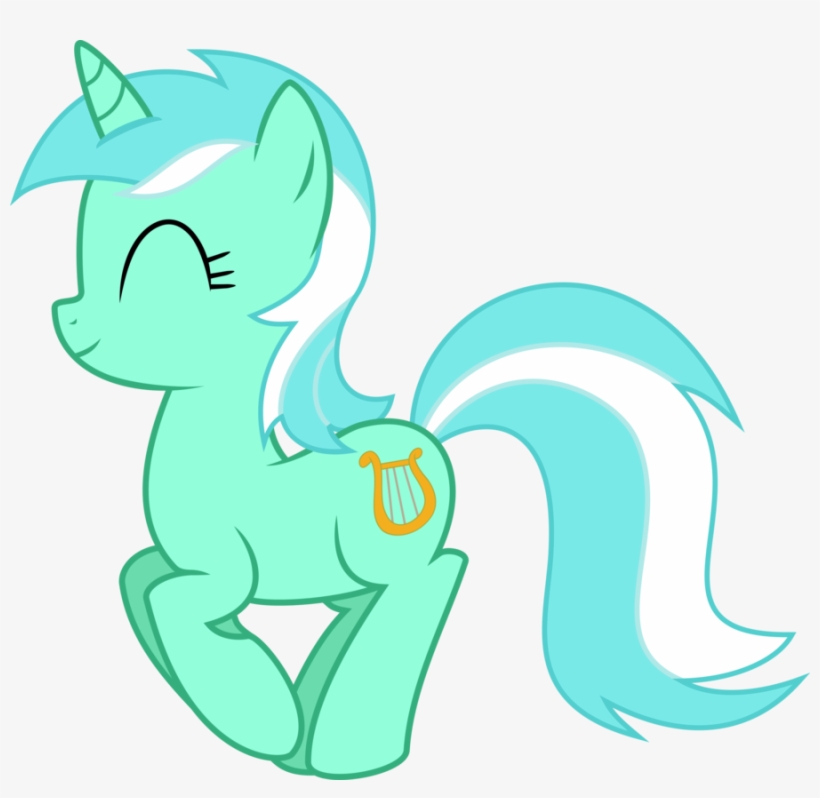 Fanmade Lyra Jumping - Aqua My Little Pony, transparent png download