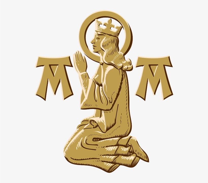 Religion, Christianity, Pray, Praying, God, Mary - Virgin Mary Praying Travel Mug, transparent png download