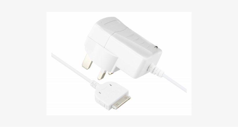 Apple 30-pin Mains Charger - Battery Charger, transparent png download