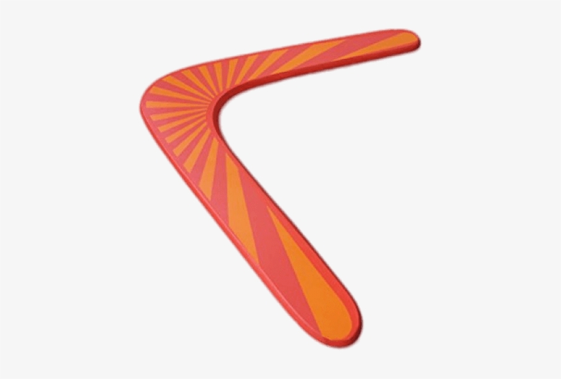 Free Png Red And Yellow Boomerang Png Images Transparent - Boomerang Without A Background, transparent png download