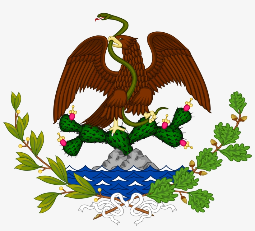 Archivoescudo De La Rep250blica Central Mexicanasvg - Centralist Republic Of Mexico, transparent png download