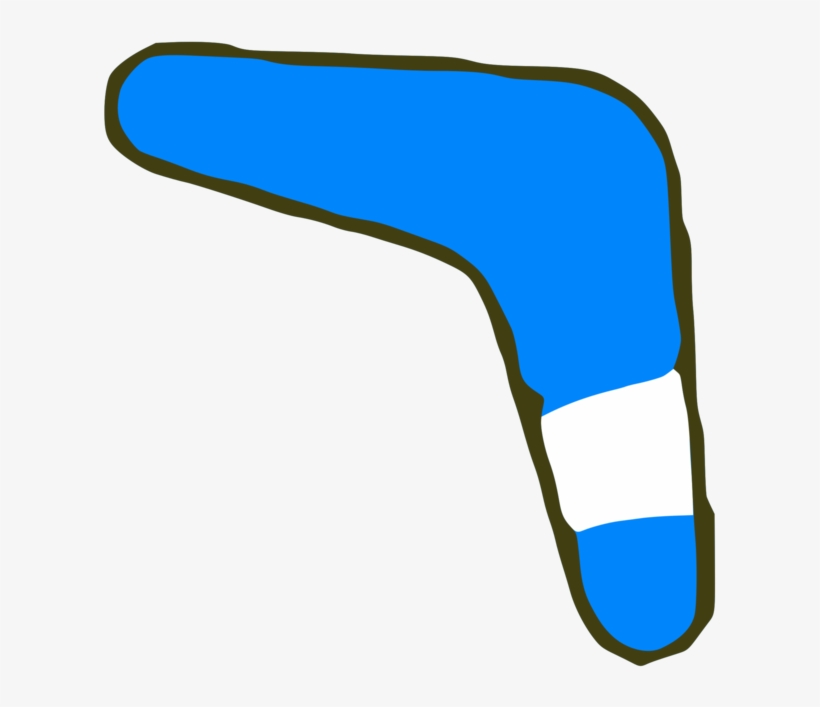 Boomerang Computer Icons Yellow Red Aboriginal Australians - Boomerang Clipart, transparent png download