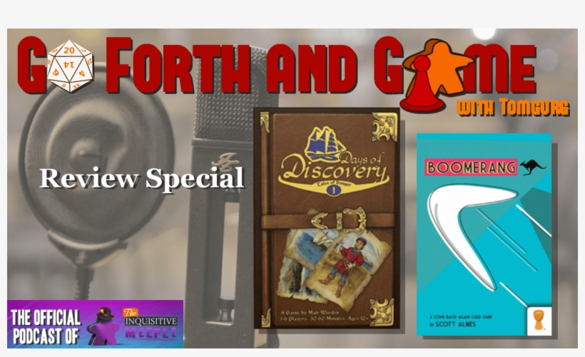Two For Review Days Of Discovery And Boomerang - The Inquisitive Meeple, transparent png download