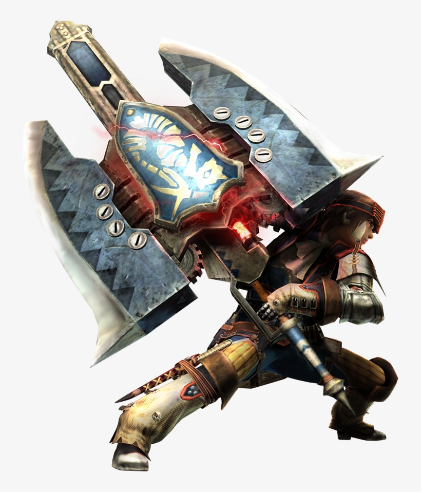 827kib, 733x878, Mh4-charge Blade Equipment Render - Charge Blade Monster Hunter World, transparent png download