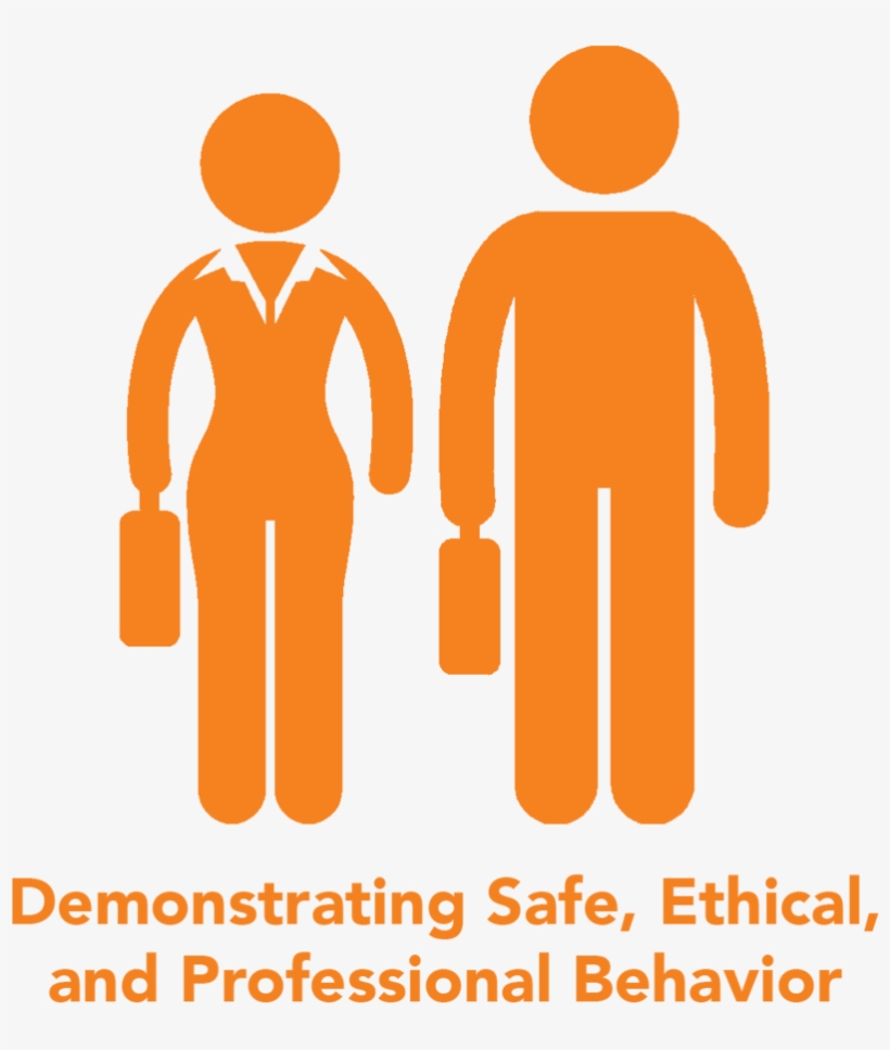 Demonstrating Safe Ethical Professional Behavior - Stainless Steel Toilet Signage, transparent png download