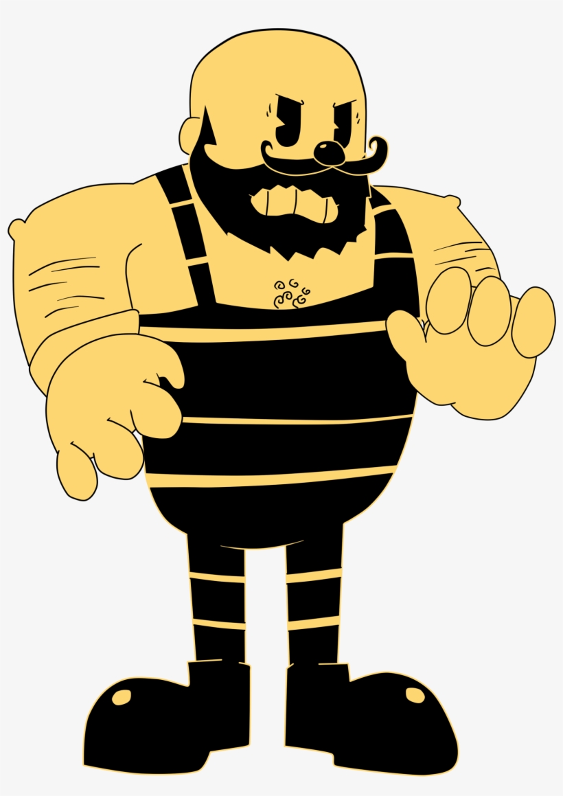 The Strong Man Bendy And The Ink Machine Characters Names Transparent Png 1672x2288 Free Download On Nicepng