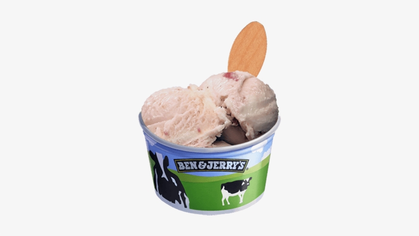 Strawberry Banana Bulk - Chip Off The Dough Block Ben And Jerry's, transparent png download