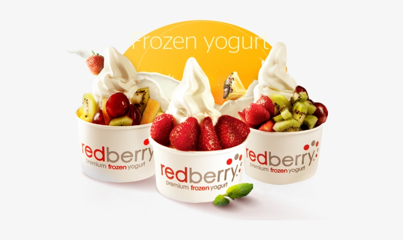 Your Smile Is Even More Beautiful With Yogurt - Red Berry Frozen Yogurt, transparent png download