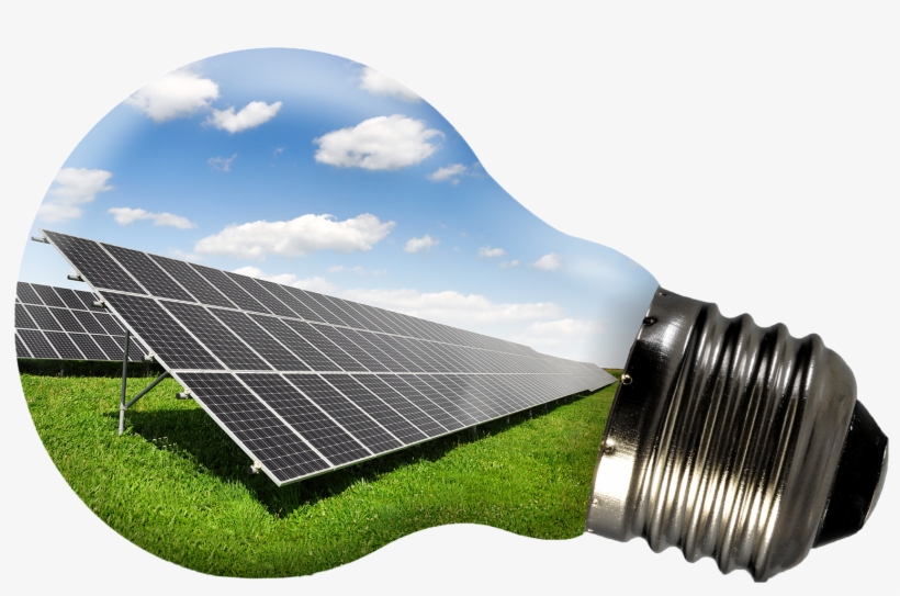 Energy Transparent Solar - Solar Panels In A Bulb, transparent png download