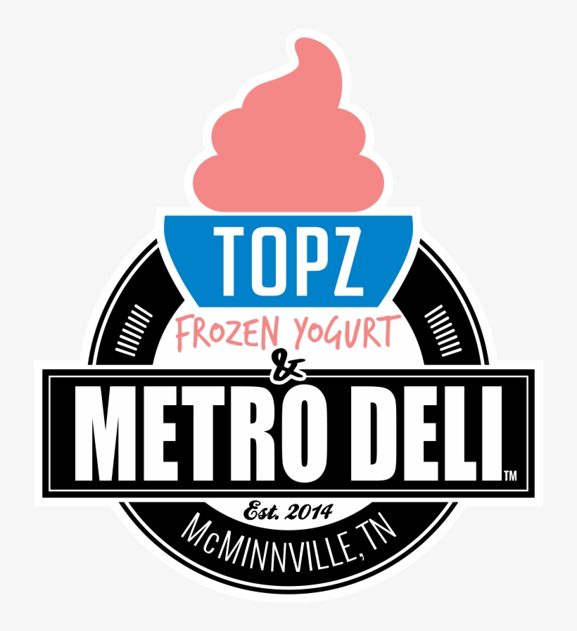 Topz Frozen Yogurt - Yogurt Logo, transparent png download