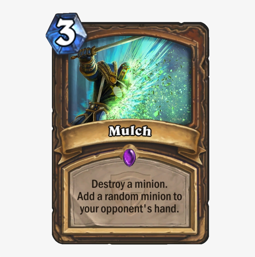 Mulch Card - Mulch Hearthstone Card, transparent png download