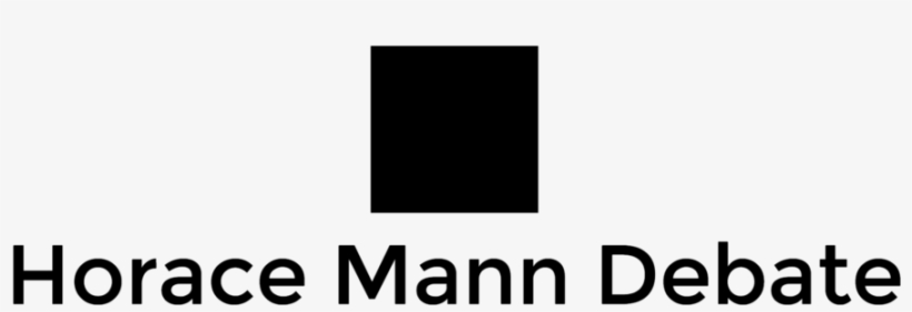 Horace Mann Debate Logo Black - Gateshead Fit For A City, transparent png download