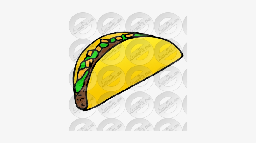 Taco Picture For Classroom Therapy Use - Taco, transparent png download