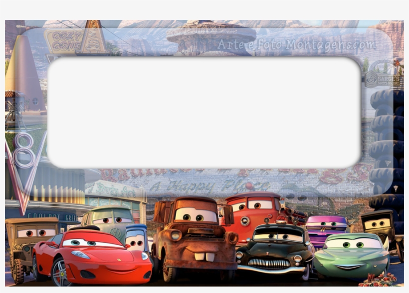 Montagem Para Fotos - Custom - Birthday Party Invitations - Cars Themed, transparent png download