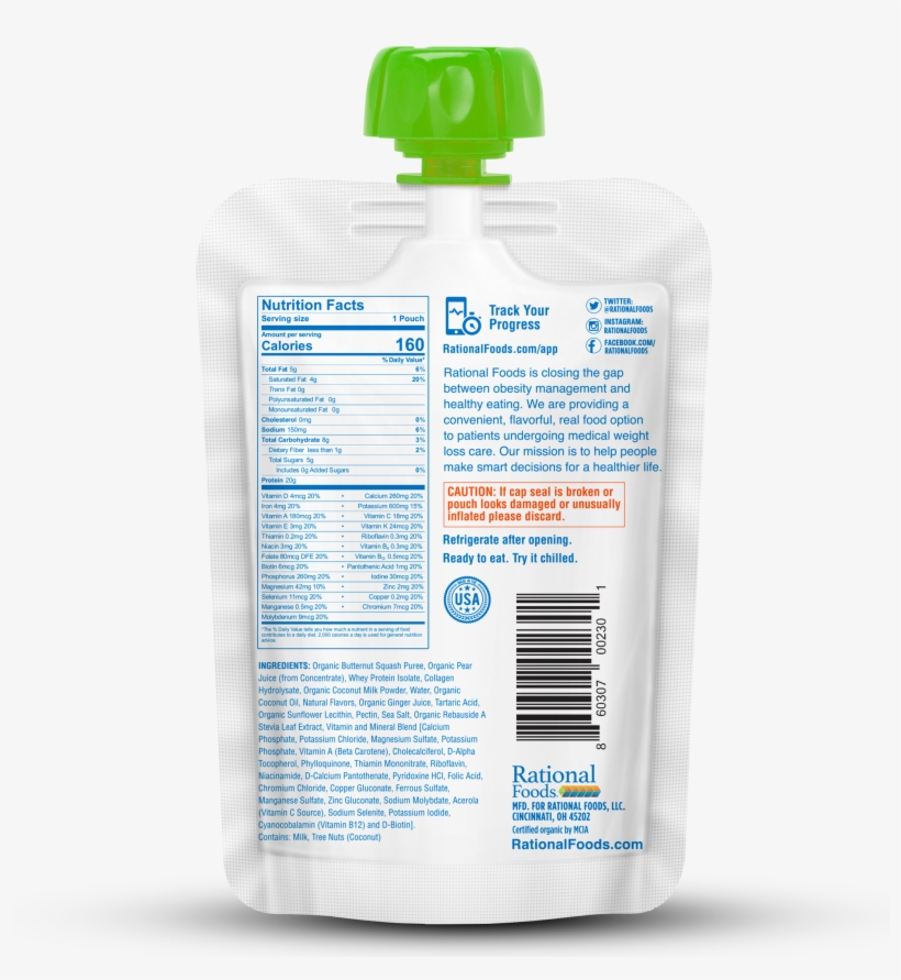 Butternut Squash, Pear & Ginger - Plastic Bottle, transparent png download