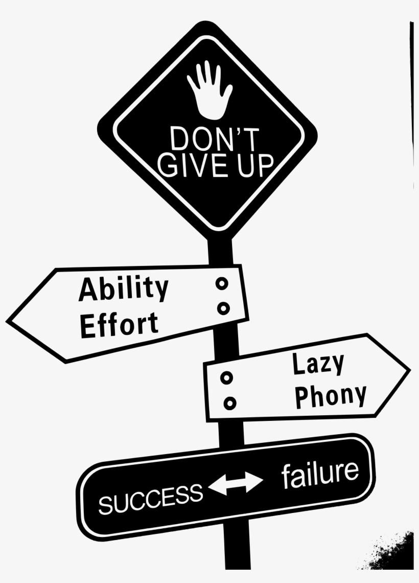 This Free Icons Png Design Of Do Not Give Up Sign, transparent png download