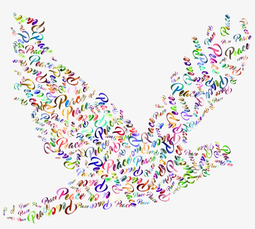 This Free Icons Png Design Of Prismatic Flying Peace, transparent png download