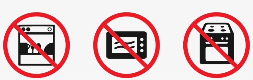 *do Not Dishwash, Microwave Or Place On Stove Tops* - Do Not Microwave Icon, transparent png download
